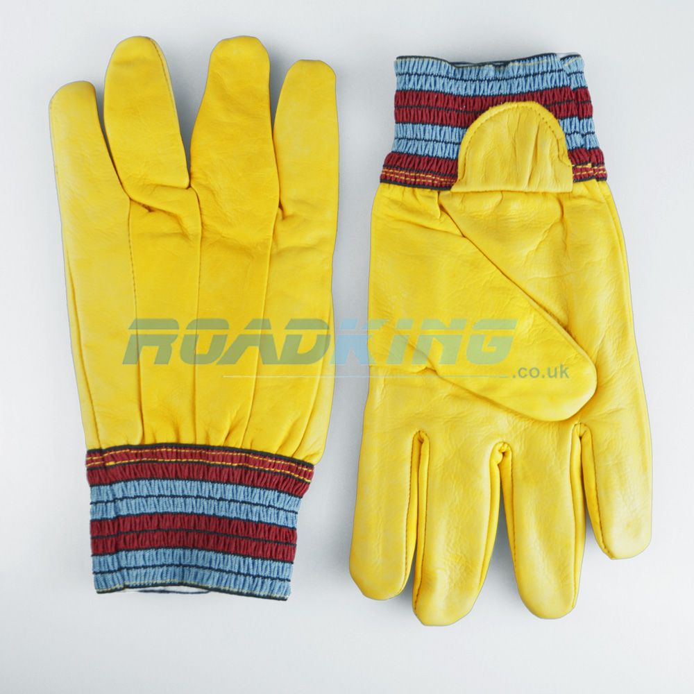 Leather Driving Gloves | Knitted Wrist
