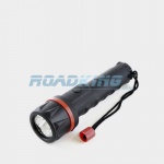 2 x AA Cell Rubber 3xLED Torch | 15cm