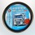 Truck Steering Wheel Cover | Black & Brown | 44-46cm