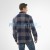 6 Mens Check Fleece Shirts  | Navy