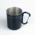 Travel / Camping Mug with Carabiner | Black