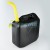 20 Litre Black Plastic Jerry Can