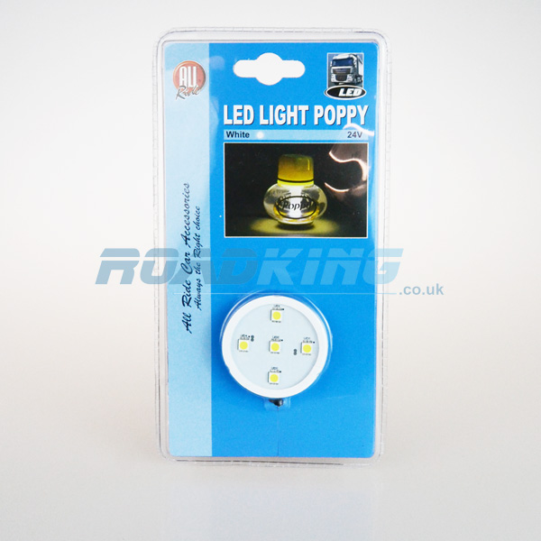 Poppy Air Freshener Base LED Light 12/24 | White