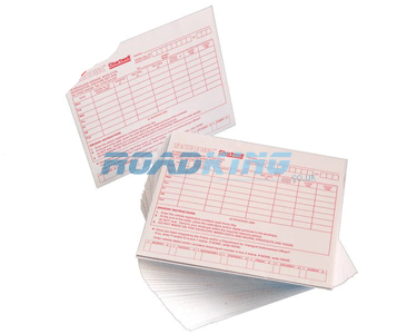 10 x Weekly Tachograph Envelopes