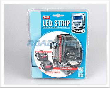 24v Red LED Strip Light | 2.5m with Brake Function