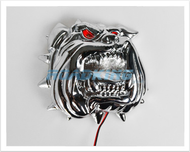 Chrome LED Bulldog Light | 13cm | 12v / 24v