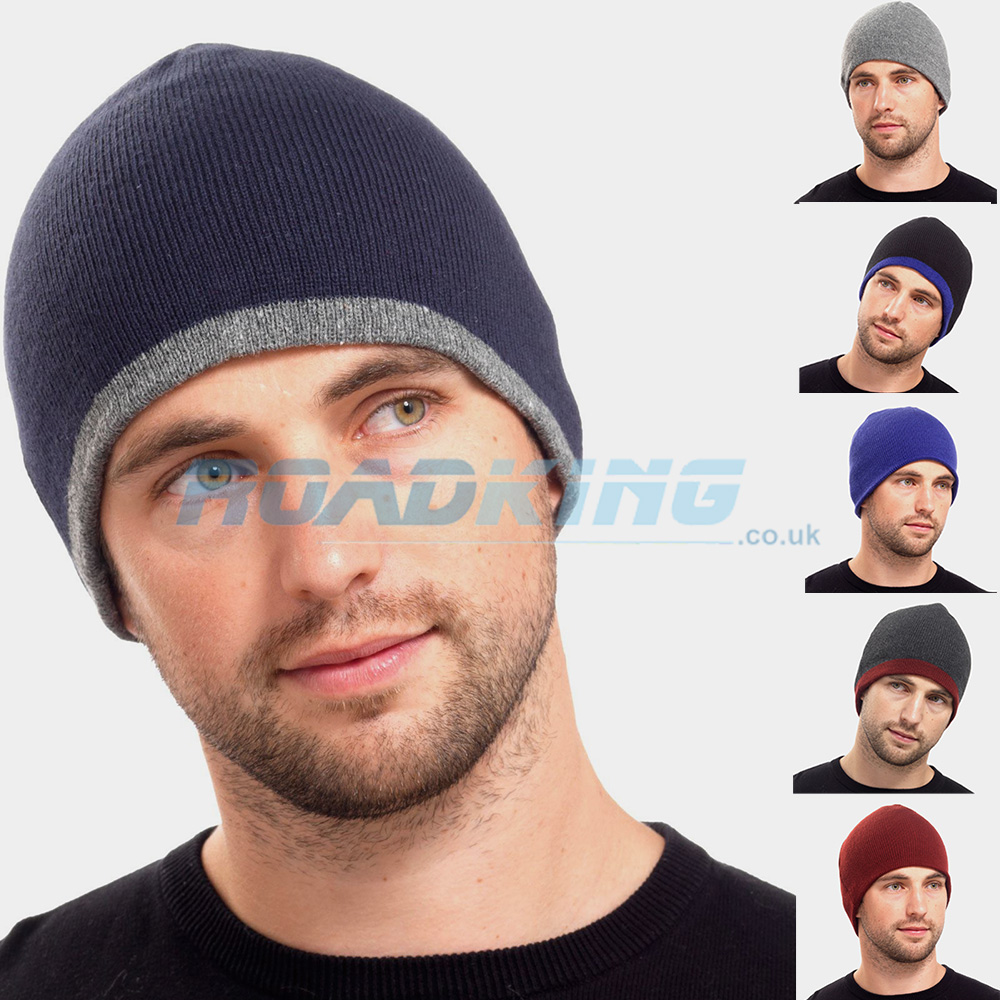 Reversible Beanie Hat | Assorted Colours