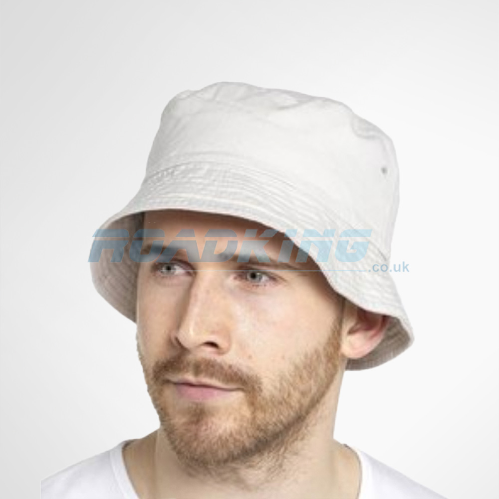 Mens Plain Beige Bucket Hat