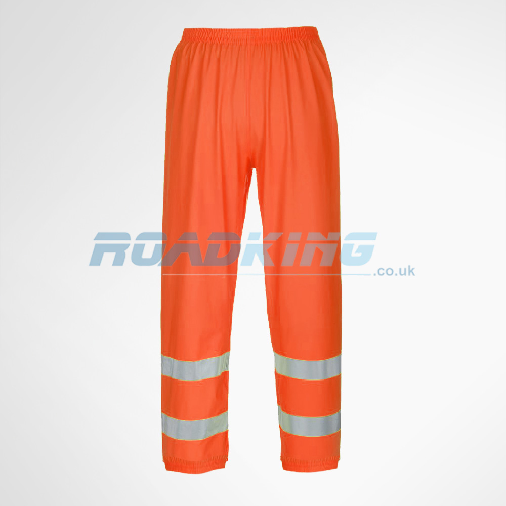 Hi-Viz Breathable Trousers - Orange