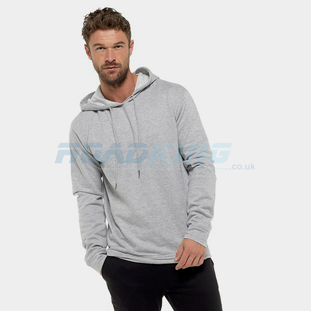 6x Men's Hooded Sweat Top | Grey Marl