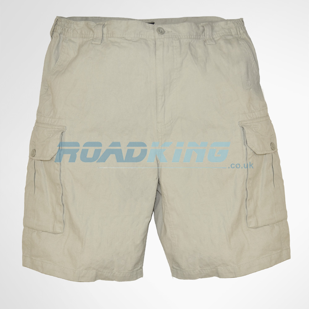 Mens Cargo Shorts - Stone