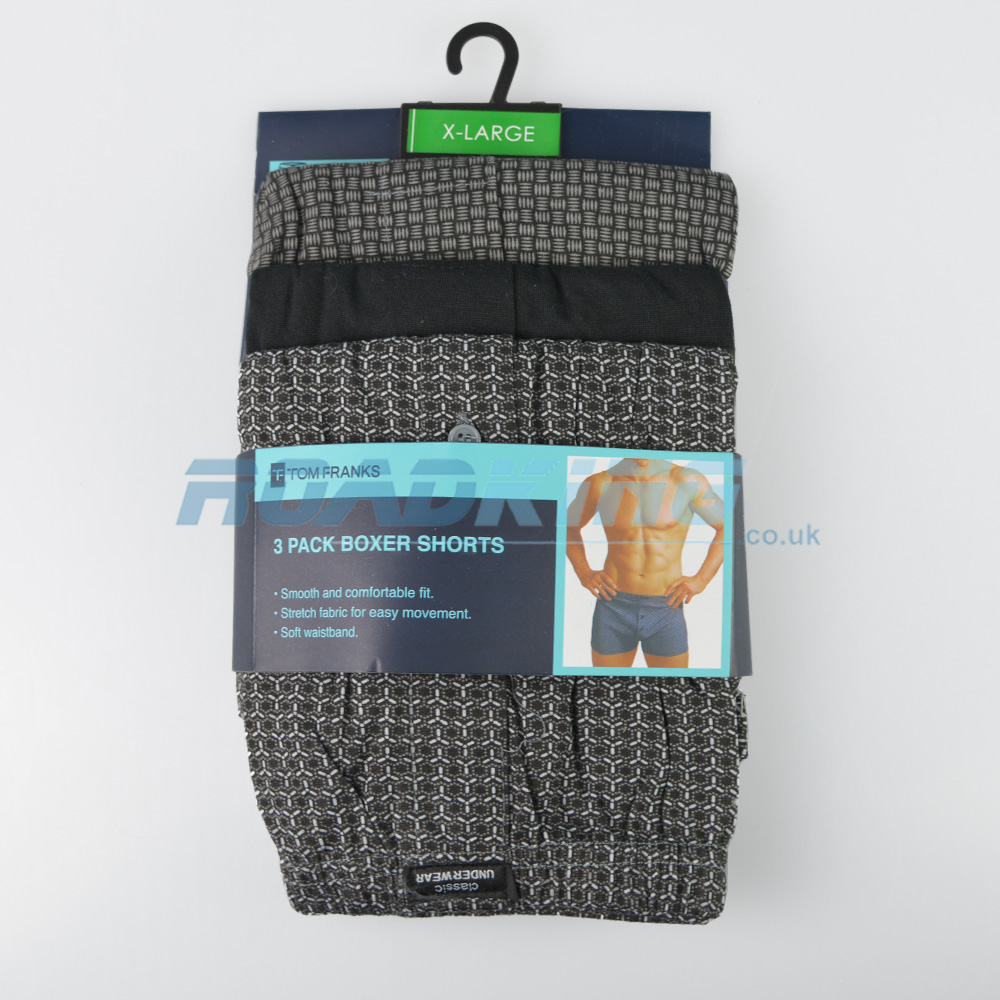 10x Mens Boxer Shorts | Jersey Cotton Underpants | 3 Pack