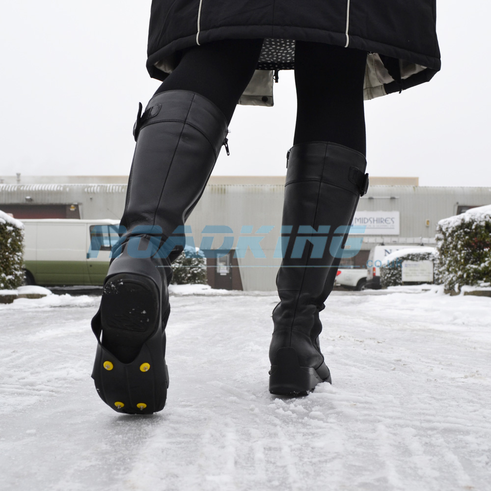 Ice Shoe Grips | Snow Spikes for Boots | UK 3 - 6