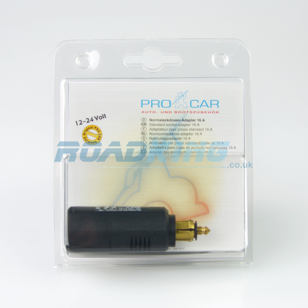 Pro Car 16A Small Hella Plug to Cigar Socket