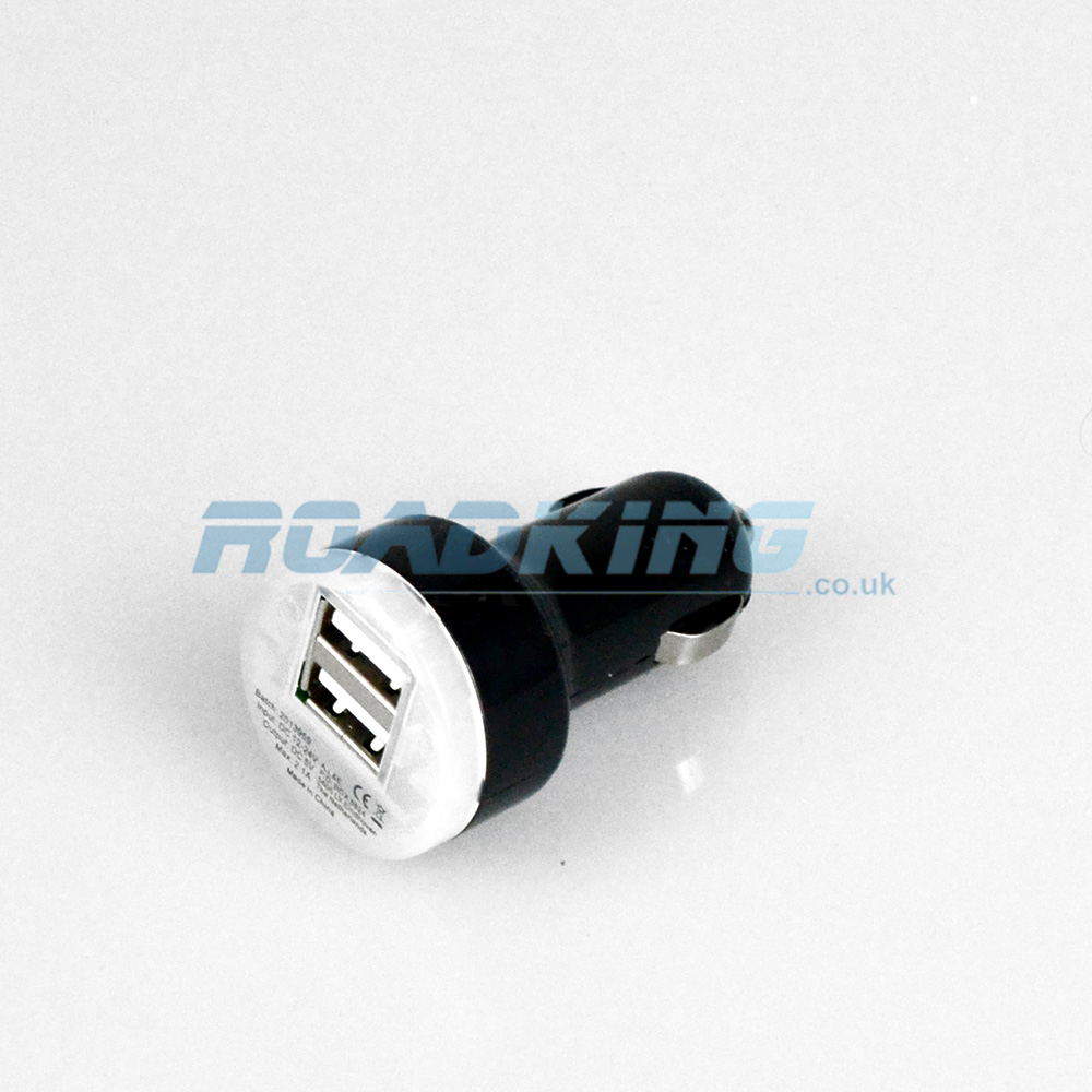 2 Port USB Adaptor Car Charger  2.1 Amp | 12v / 24v