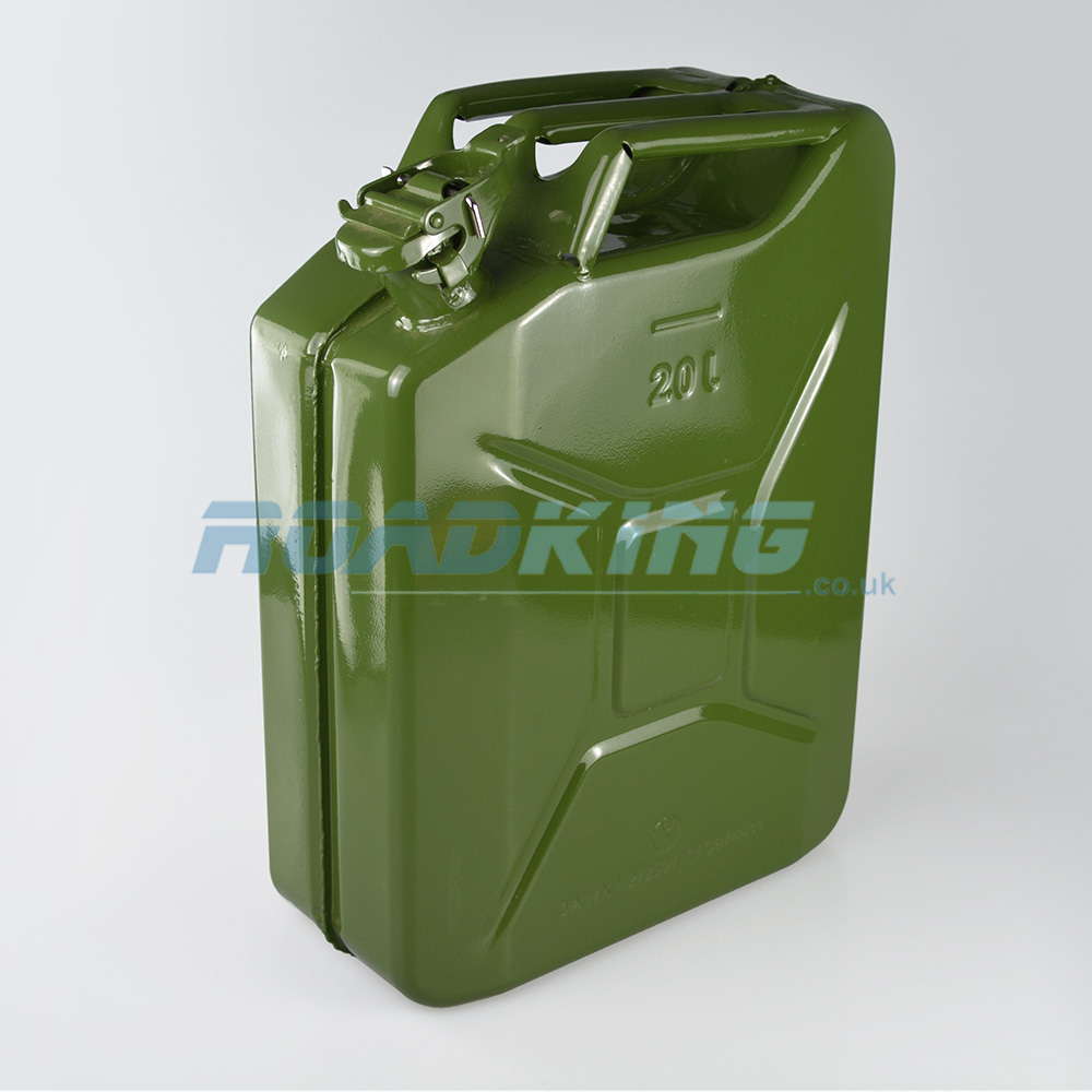 20 Litre Metal Green Jerry Can