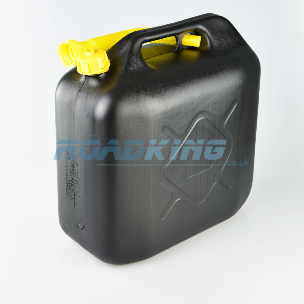 20 Litre Black Plastic Jerry Can