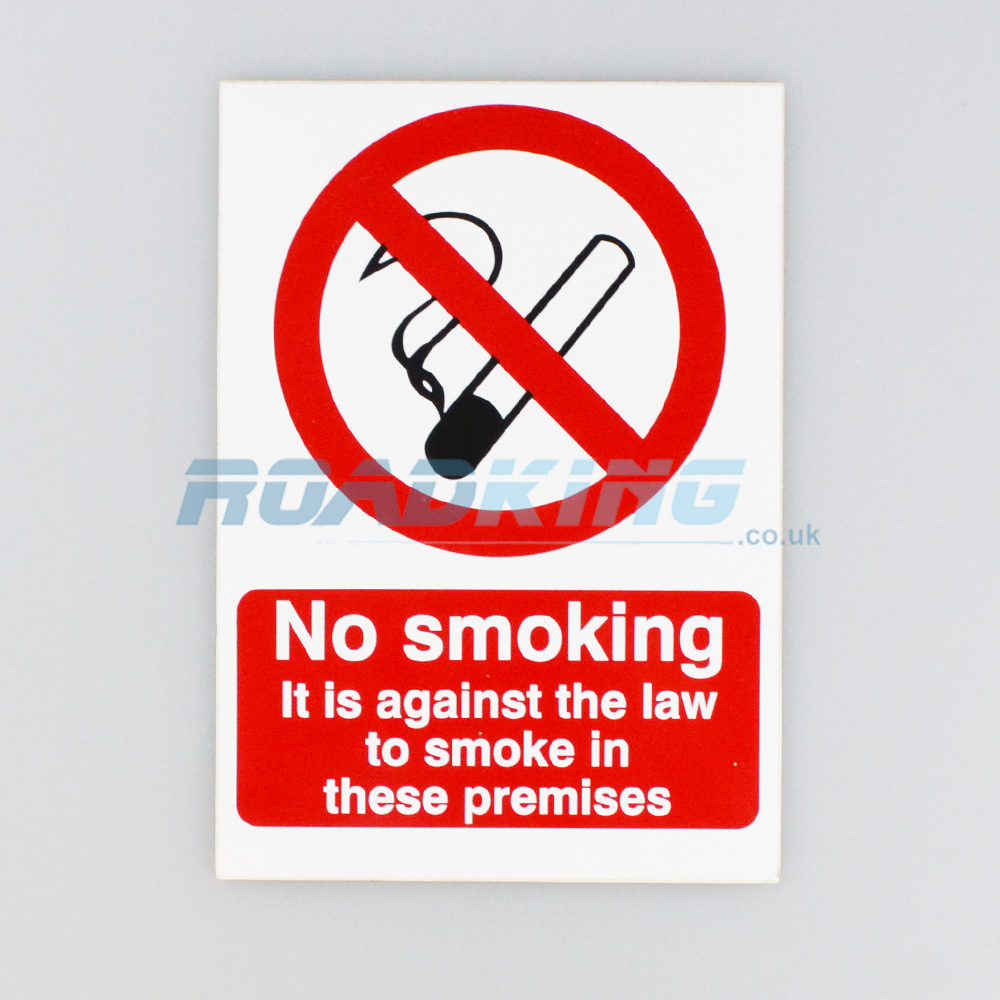 No Smoking Sticker | 14.5cm x 21cm