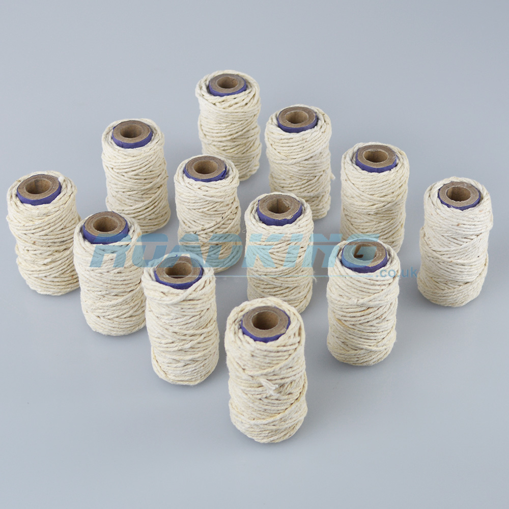 12 Rolls of Natural White String | 12m