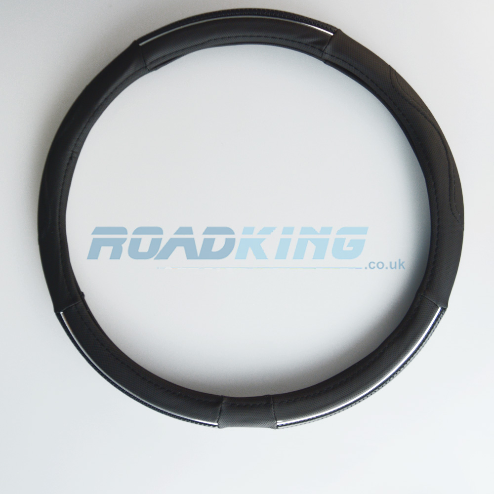 Truck Steering Wheel Cover PU | Black | 44-46cm