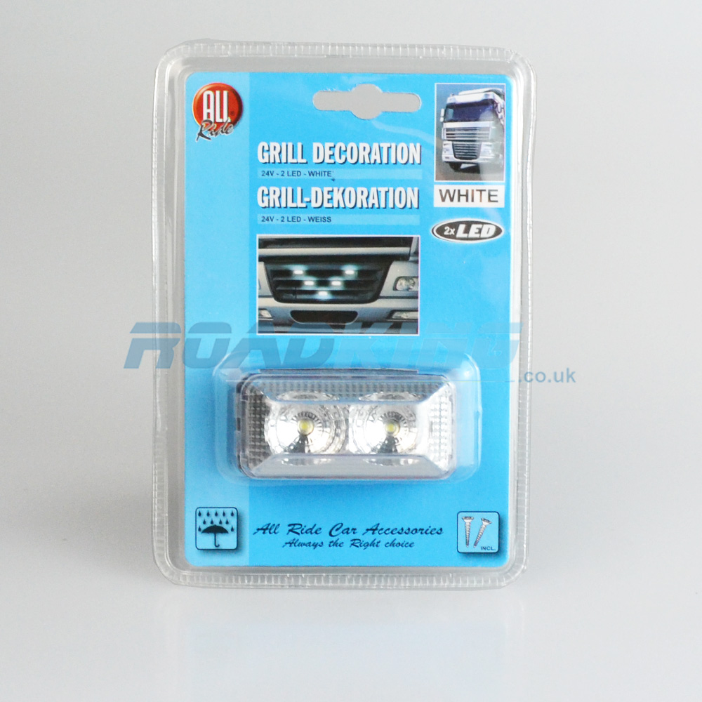 Grill Decoration 2 LED Lights  | White | 24v