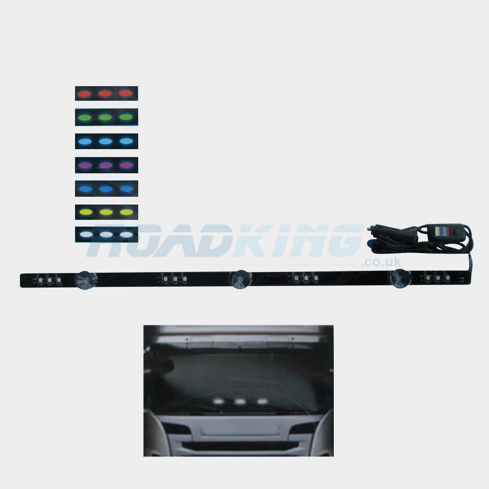 12 LED 70cm Window Light Bar | 12v & 24v | 7 Colours