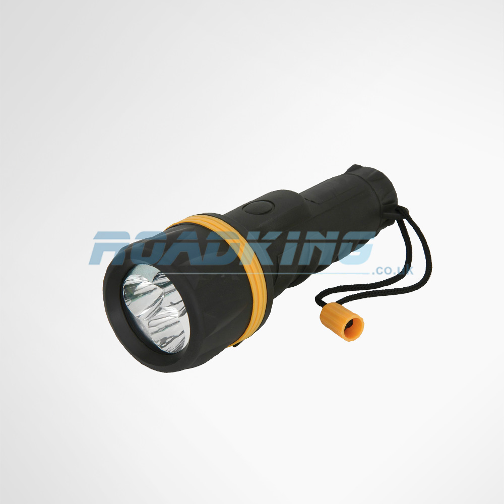 2 x D Rubber LED Torch