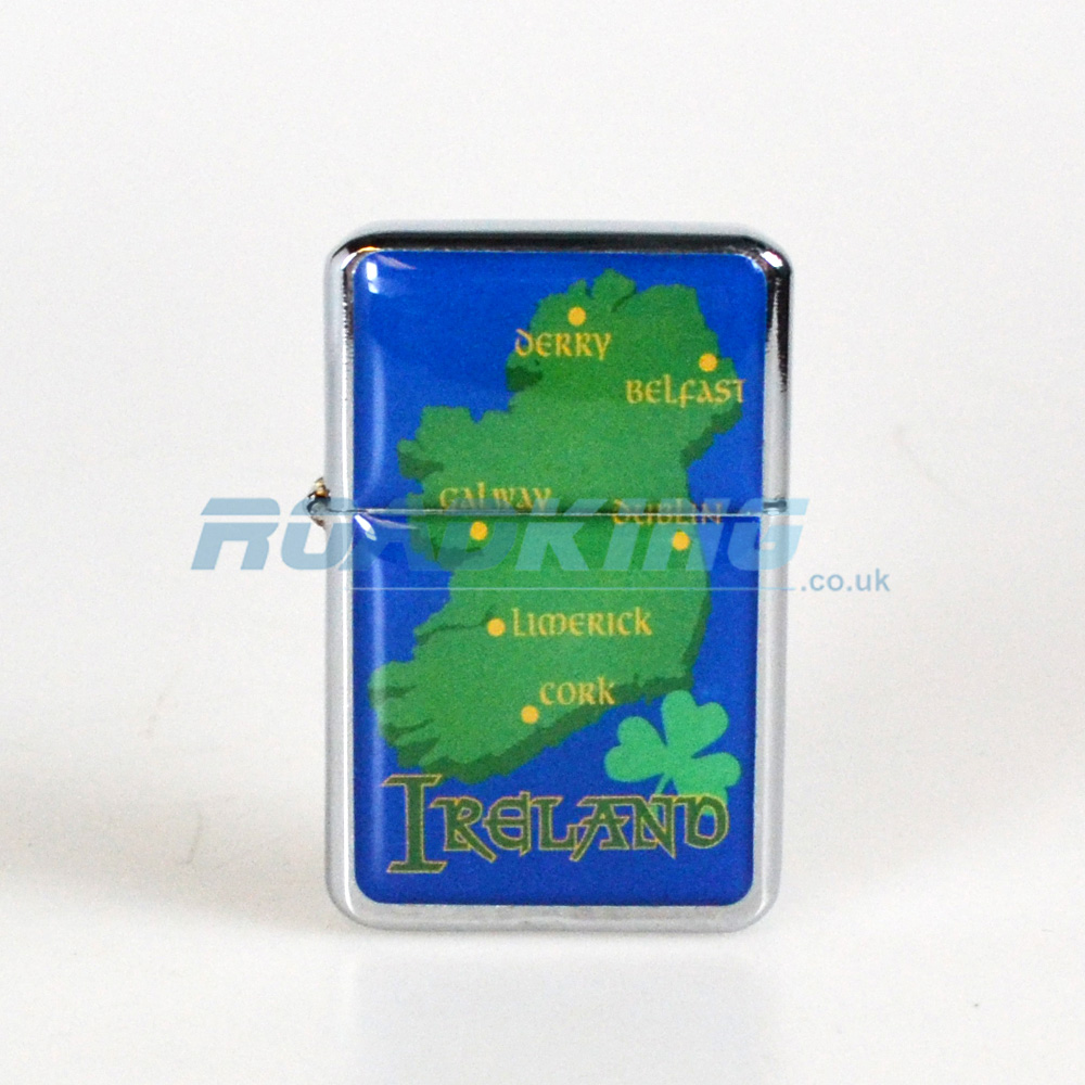 Ireland Zippo Style Lighter | Ireland Map