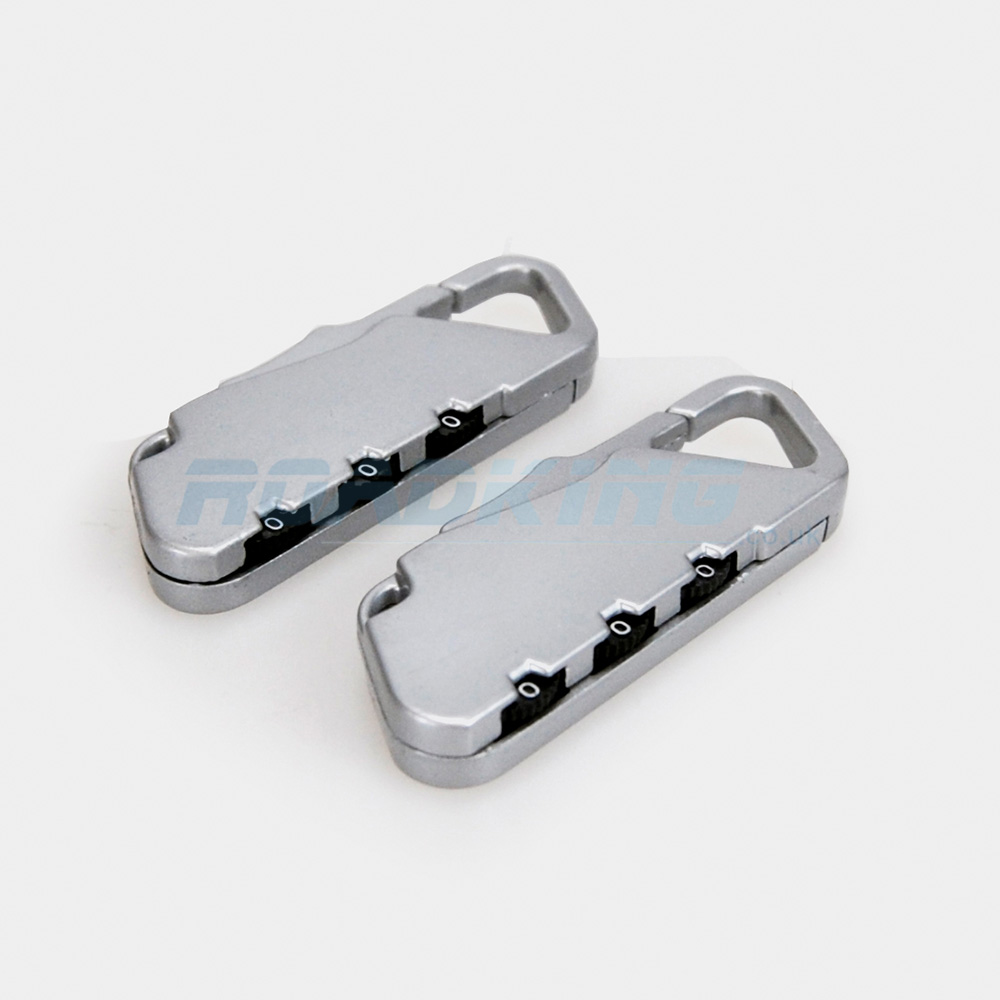 Combination Travel Padlock | Pack of 2 | Silver