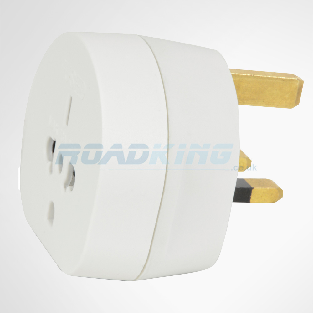 Travel Adapter | 2-Pin / 3-Pin to UK 3-Pin