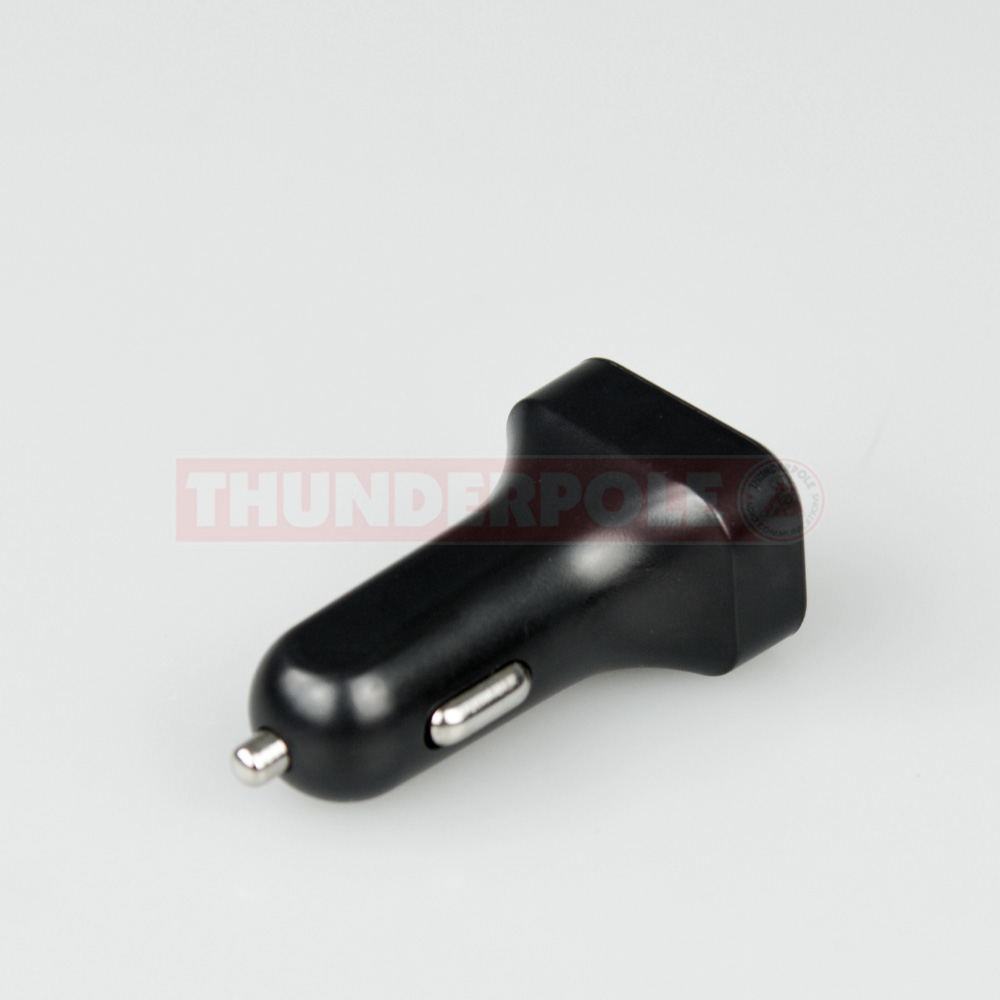 Thunderpole USB Car Charger Adapter | Dual Port  | 12v & 24v