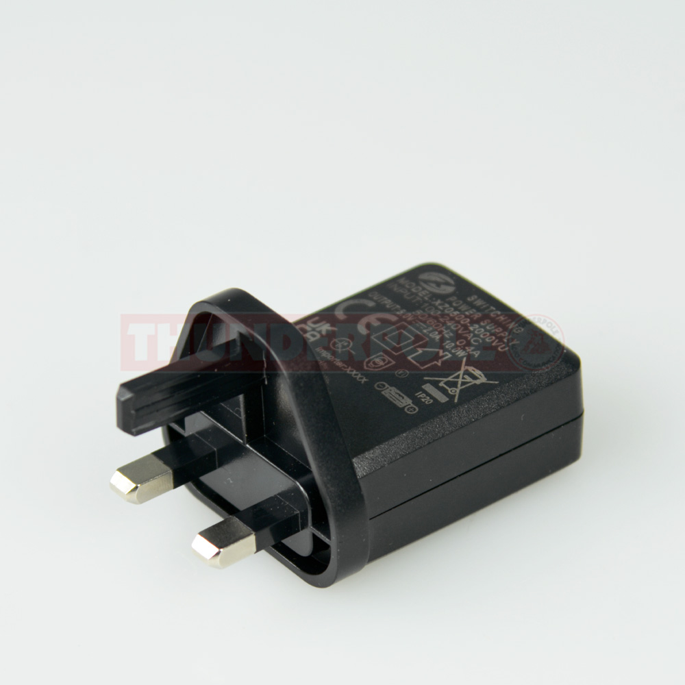 Thunderpole USB Plug UK 3 Pin Mains Charger