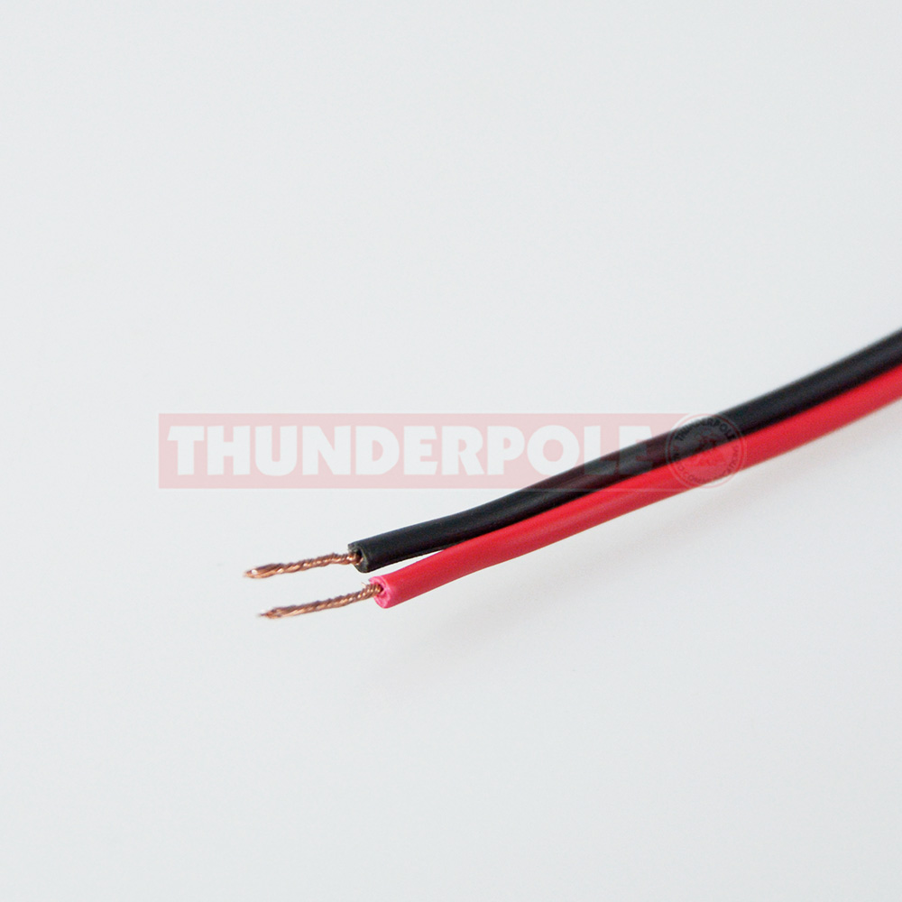 25 Amp Red & Black Speaker / Power Cable | 100m Reel