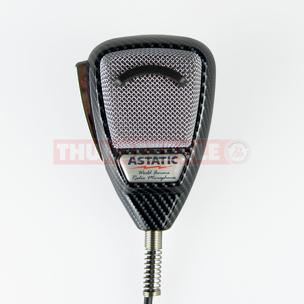 Astatic 636L Noise Canceling  Mic | Carbon Fibre