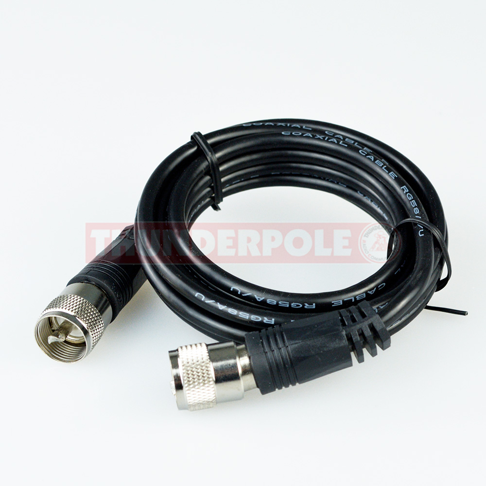 Thunderpole PL259 2.7m Patch Lead -  Premium RG58 A/U