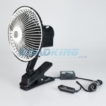 12v Cooling Fan - Clip On - 6 Inch Oscillating