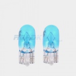 T10 5W 12 Volt Bulb x 2 | Blue | 12v