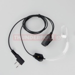Acoustic Earpiece / Microphone for 2 Pin Icom Radios