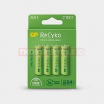 4x AA 2100mA NiMH Rechargeable Batteries