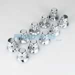 Chrome Wheel Nut Covers - 32mm