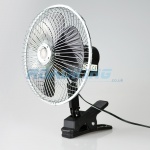 24v Cooling Fan | Clip-On | 8 Inch Oscillating