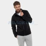 10x Men's Zip Up Fleece Jacket | Black