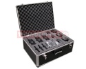 Aluminium Radio Flight Case With Foam | Black