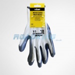 Nitrile Coated Work Gloves Large | Grey