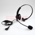 Light Weight Headset & Boom Mic for 2 Pin Kenwood & Intek Radios