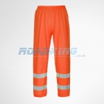 Hi-Viz Breathable Trousers - Orange