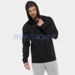 6x Men's Hooded Sweat Top | Black