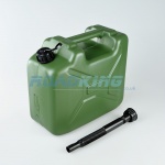 10 Litre Green Plastic Jerry Can