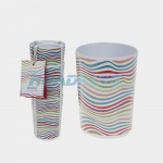 Melamine Cup | White / Multicolour | 4 Pcs