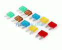 Mini Blade Fuse Set - 10 Assorted Fuses